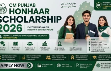 Apply for Honhaar Scholarship 2026