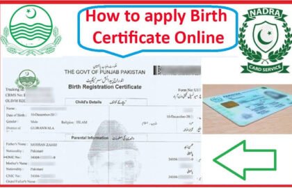 Birth Certificate & B-Form in Punjab